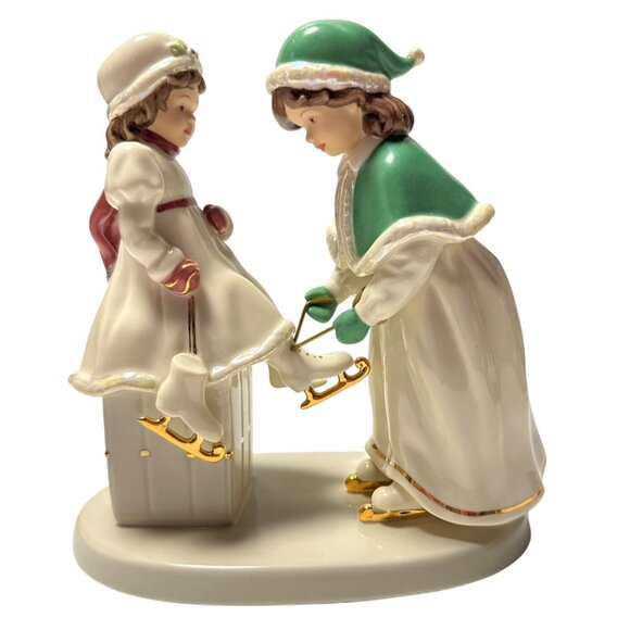 Lenox Going Skating Figurine 7" Porcelain Collectible Sculpture - Picture 1 of 15